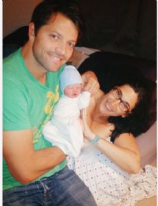 Misha Collins and Victoria Vantoch
