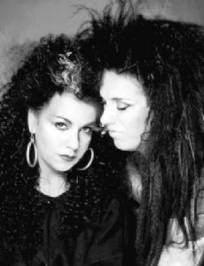 Pete Burns and Lynne Burns