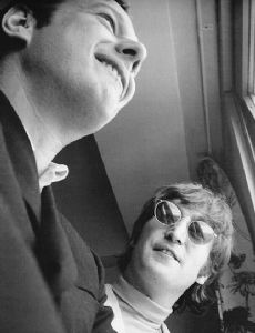 John Lennon and Brian Epstein