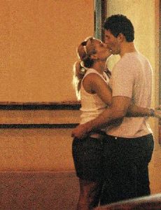 Jaromir Jagr and Lucie Borhyova