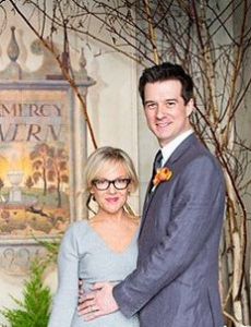 Rachael Harris and Christian Hebel