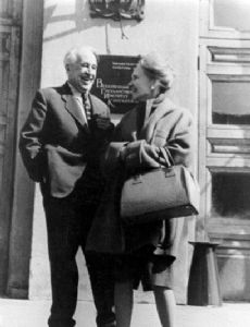 Aleksandra Khokhlova and Lev Kuleshov