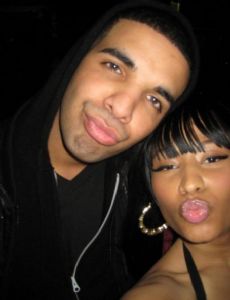Aubrey Graham and Nicki Minaj