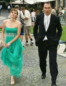 Miroslav Šatan and Ingrid Šatan