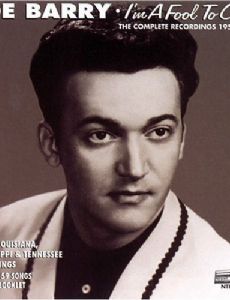 Joe Barry (singer)
