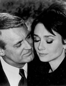 Audrey Hepburn and Cary Grant
