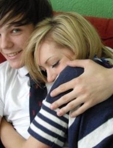 Hanna Walker and Louis Tomlinson