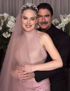 Phil Bronstein and Sharon Stone