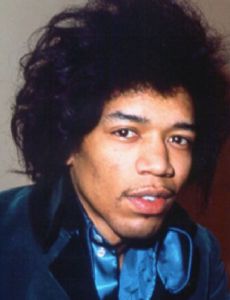 Jimi Hendrix and Cassandra Peterson