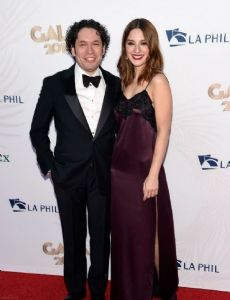 María Valverde and Gustavo Dudamel