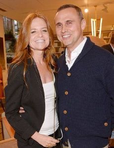 Patsy Palmer and Richard Merkell