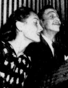 Mischa Auer and Joyce Hunter