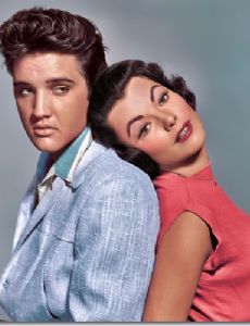 Elvis Presley and Judy Tyler