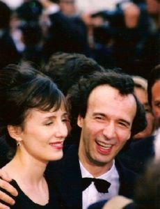 Roberto Benigni and Nicoletta Braschi