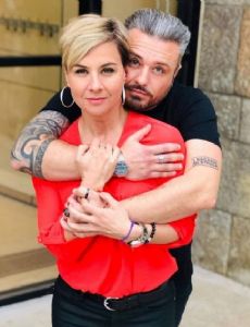 Anita Ábel and Roberto Favaro (chef)