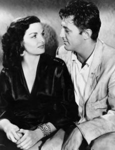 Robert Mitchum and Jane Russell