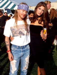 Stephanie Seymour and Axl Rose
