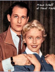 Horst Hächler and Maria Schell