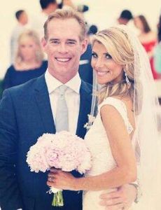 Michelle Beisner and Joe Buck