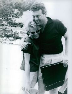 Noëlle Adam and Sydney Chaplin