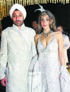 Vikram Chatwal and Priya Sachdev