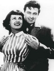 Frédérique Hébrard and Louis Velle