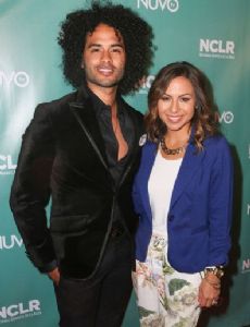 Anjelah Johnson-Reyes and Manwell Reyes