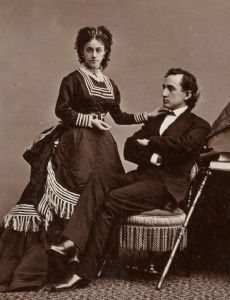 Edwin Booth and Mary McVickers