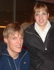 Carolina Kostner and Tomáš Verner