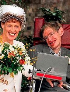 Stephen Hawking and Elaine Mason