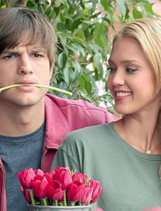 Ashton Kutcher and Jessica Alba