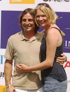 Jodie Kidd and Andrea Vianini