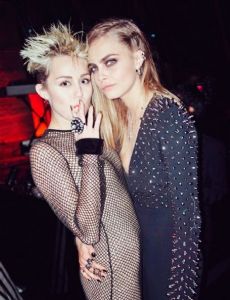Miley Cyrus and Cara Delevingne