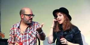 Amber Tamblyn and David Cross