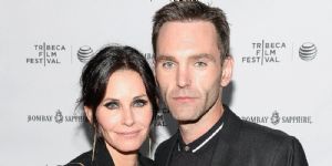 Johnny McDaid and Courteney Cox