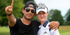 Nelly Korda and Andreas Athanasiou