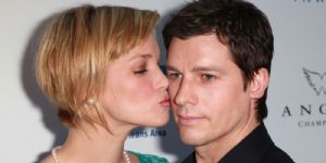 Ashley Scott and Steve Hart