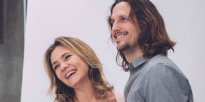 Vladimir Brichta and Adriana Esteves