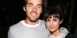 Ian Harding and Sophie Hart