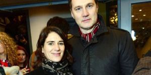 David Morrissey and Esther Freud