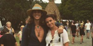 Brenton Thwaites and Chloe Pacey