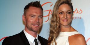 Storm Uechtritz and Ronan Keating