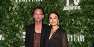 Walton Goggins and Nadia Conners