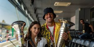 Rossella Fiamingo and Gregorio Paltrinieri