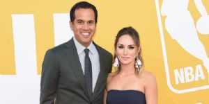 Erik Spoelstra and Nikki Sapp