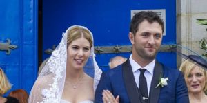 Jon Rahm and Kelley Cahill