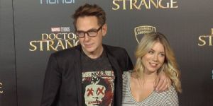 Jennifer Holland and James Gunn