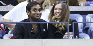 Aziz Ansari and Serena Skov Campbell