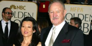 Betsy Arakawa and Gene Hackman
