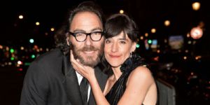 Romane Bohringer and Philippe Rebbot